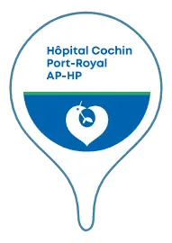 Localisation logo Hopital Cochin